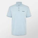 Armani Exchange Блуза с яка Armani Exchange Jersey Cotton Polo Shirt - Ash Blue U9287