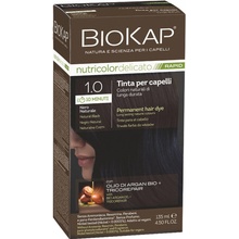 Biosline Biokap Farba na vlasy Nutricolor Delicato RAPID 1.0 Prirodzená čierna 140 ml
