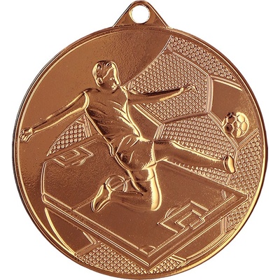 Designová kovová medaile Fotbal 5 cm 0,2 mm