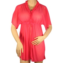 Caribe kaftan S761 žiarivá oranžová