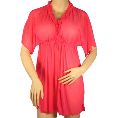 Caribe kaftan S761 žiarivá oranžová
