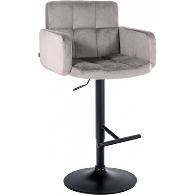 Design-shop Los Angeles černá / samet šedá