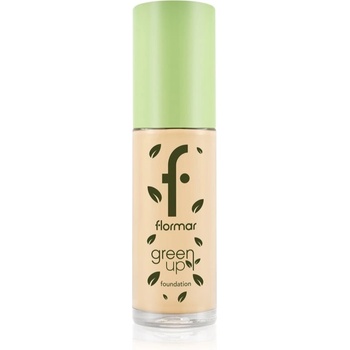 Flormar Green Up Foundation матиращ фон дьо тен цвят 030 Light Beige 30ml