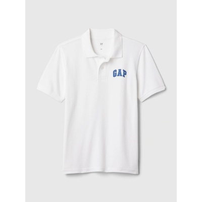 Gap Gap 843607 01 dětské polo tričko logo bílá