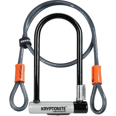 Kryptonite U-образен катинар Kryptonite KryptoLok Standard + KFlex Bike lock - Black - размер 120 cm (870-3461-0111)