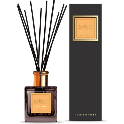 Areon домашен парфюм с клечки, Premium Selection, 150мл, Gold Amber