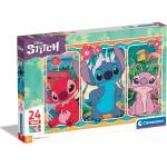 Clementoni - Puzzle Disney: Stitch 24 maxi - 1 - 39 piese