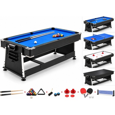 Playronix Multifunkčný herný stôl QuadFun 7ft s otočnou doskou