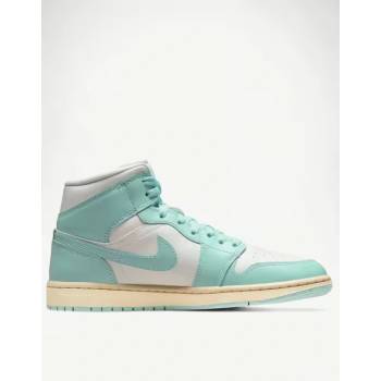 Nike Air Jordan 1 Mid Shoes White/Blue