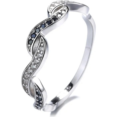 Majya Stříbrný prsten WAVES 10197 6