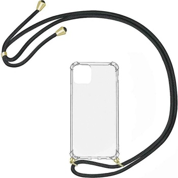 Pouzdro Jelly Case Rope Case Samsung M51 na krk - černé