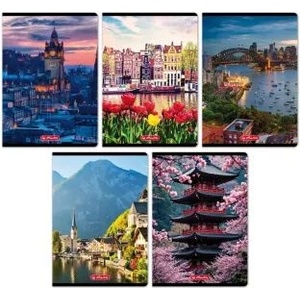 Herlitz Тетрадка „City с квадратна мрежа - формат A/5, различни варианти