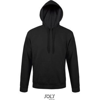 Sol's Snake Unisex mikina s kapuc. čierna