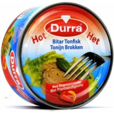 Durra Tuňák pikantní v sójovém oleji 160 g