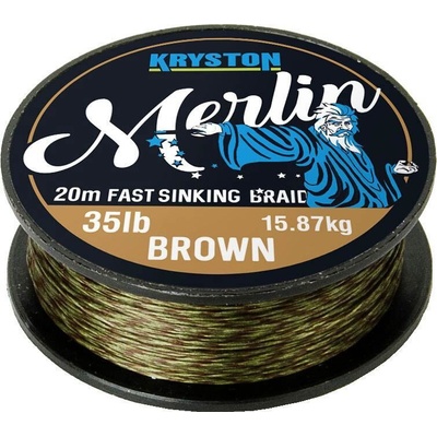 Kryston šňůra Merlin Fast Sinking Braid Černá 20m 25lb