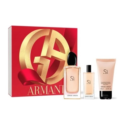 Giorgio Armani Si, EDP 100 ml + EDP 15ml + telové mlieko 50 ml