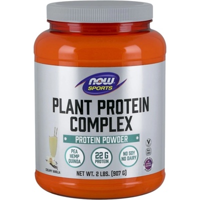 NOW Plant Protein Complex [908 грама] Ванилия