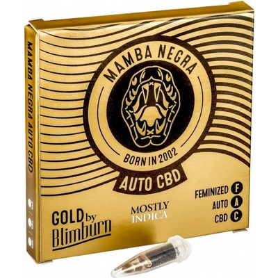 Blimburn Seeds Mamba Negra AUTO CBD semienka neobsahujú THC 9 ks