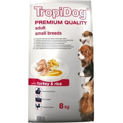 PREMIUM ADULT DOG ДРЕБНИ ПОРОДИ КУЧЕТА С ПУЙКА И ОРИЗ 8 kg