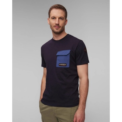 Napapijri Tmavě pánské tričko S-tepees modré