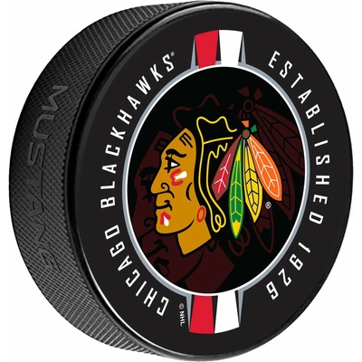 Mustang Puk Chicago Blackhawks NHL Ribbon Printed