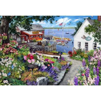 Image 1 of Bluebird Puzzle - Puzzle Coastal Garden - 1 000 piese