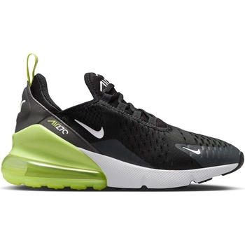 Image 1 of Nike Юношески маратонки Nike Air Max 270 React Junior Trainers - Black/Lemon