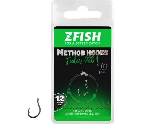 ZFISH Háčky Method Feeder PRO 1 Ve. 14
