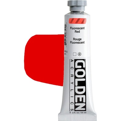 Golden Artist Colors Heavy Body АКРИЛНА боя Fluorescent Red 59 ml 1 бр (0004650-2)