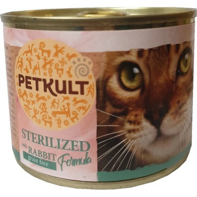Petkult Cat Sterilised Králik 12 x 185 g