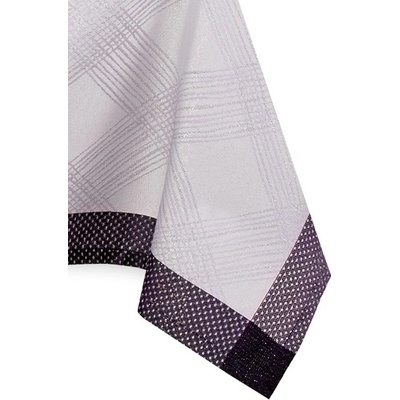 AmeliaHome Ubrus MILLUZA krémová metalizovaná klasický motiv 130x160cm