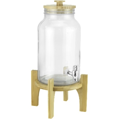 Horecano Top-Буркан с канелка на бамбукова стойка 5.5l (82580r) (0132166)