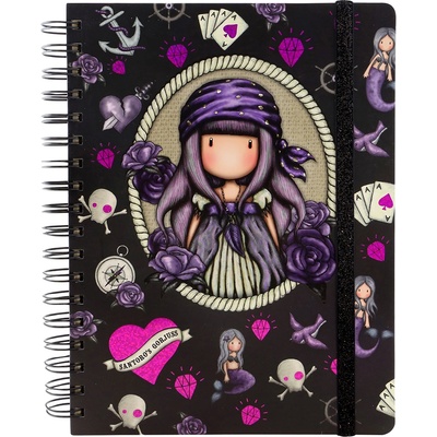 Santoro Голям дневник Santoro Gorjuss - Wirobound, Sea Nixie (767GJ06)