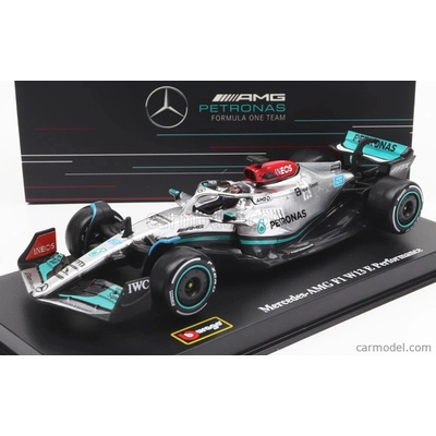Bburago Mercedes gp F1 W13e Team Mercedesamg Petronas F1 N 63 1:43 strieborná