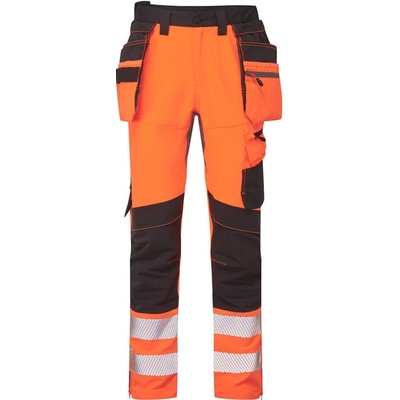 PortWest kalhoty Craft DX454 do pasu Hi-Vis reflexní oranžová/černá