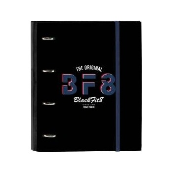 Black Fit8 Папка с пръстени BlackFit8 Urban A4 Черен Морско син (27 x 32 x 3.5 cm)