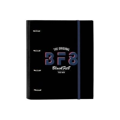 Black Fit8 Папка с пръстени BlackFit8 Urban A4 Черен Морско син (27 x 32 x 3.5 cm)