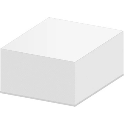Junior Бели листчета без поставка Junior 90x90x50mm (1902011-10-32201056)