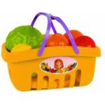 TECHNOK Basket Grocery Set For Shopping Vegetables, Fruits Pink 5354