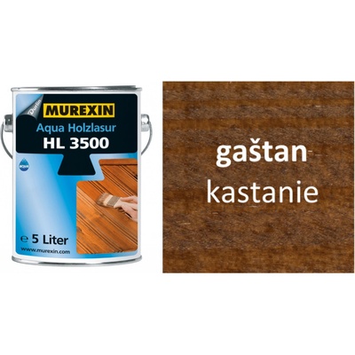 MUREXIN lazúra na drevo Aqua HL 3500, gaštan (5 l)