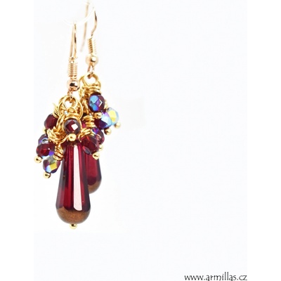 Armillas Boho náušnice s CZ sklem NA240221