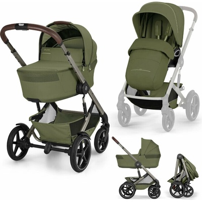 Cybex Talos S Lux incl. Foldable Cot Gold Moss Green 2026
