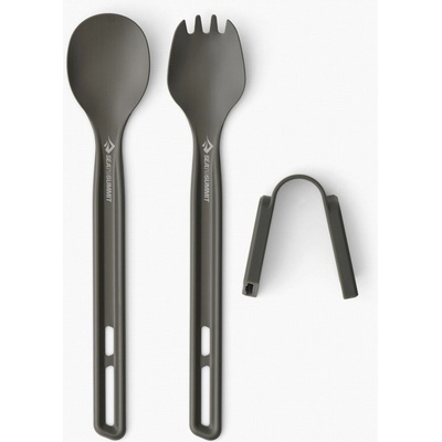 Sea to Summit Frontier UL Cutlery Set 2 Piece Long Цвят: сив