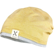 Maimo Gots Mini Beanie Middle Jersey curry weiß/graumeliert weiß