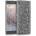kwmobile Прозрачен калъф с дизайн снежинки за Sony Xperia XA - сребрист
