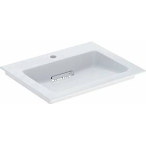 Geberit One Slim 60 см бяла мивка за мебели с отвор за смесител и специален сифон (505.002.00.1)