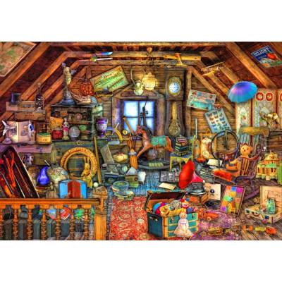 Bluebird Puzzle - Puzzle Stewart: Hidden Object Attic - 1 500 piese