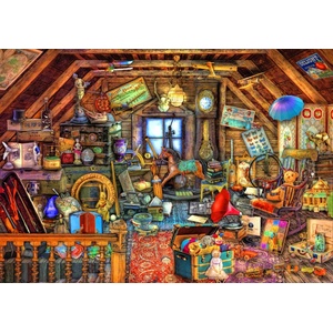 Bluebird Puzzle - Puzzle Stewart: Hidden Object Attic - 1 500 piese