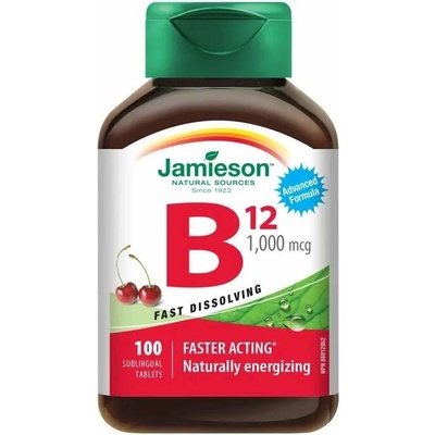 Jamieson Vitamín B12 metylkobalamín 1000 μg 100 tabliet