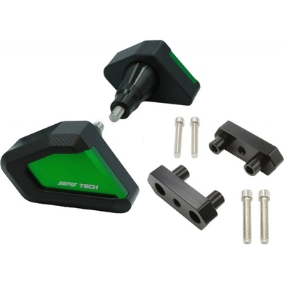 SEFIS TECH padacie protektory Kawasaki Z750 2007-2012 / Z1000 2007-2009 / Z800 Farba Červená